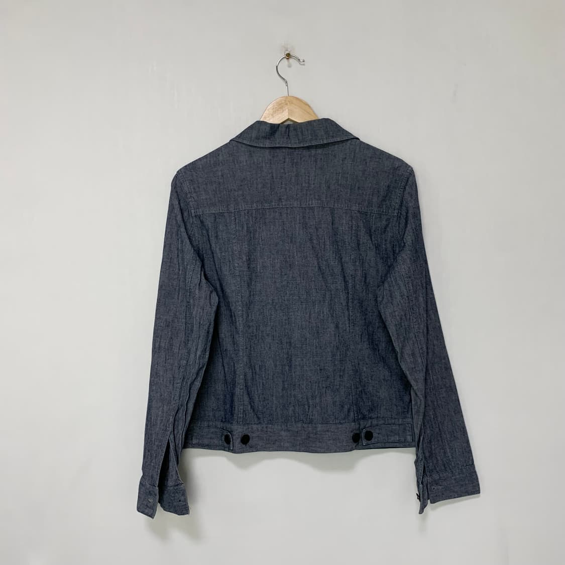 에디바우어 코튼 데님 셔츠 숏자켓 여성 빈티지 M 상품이미지5