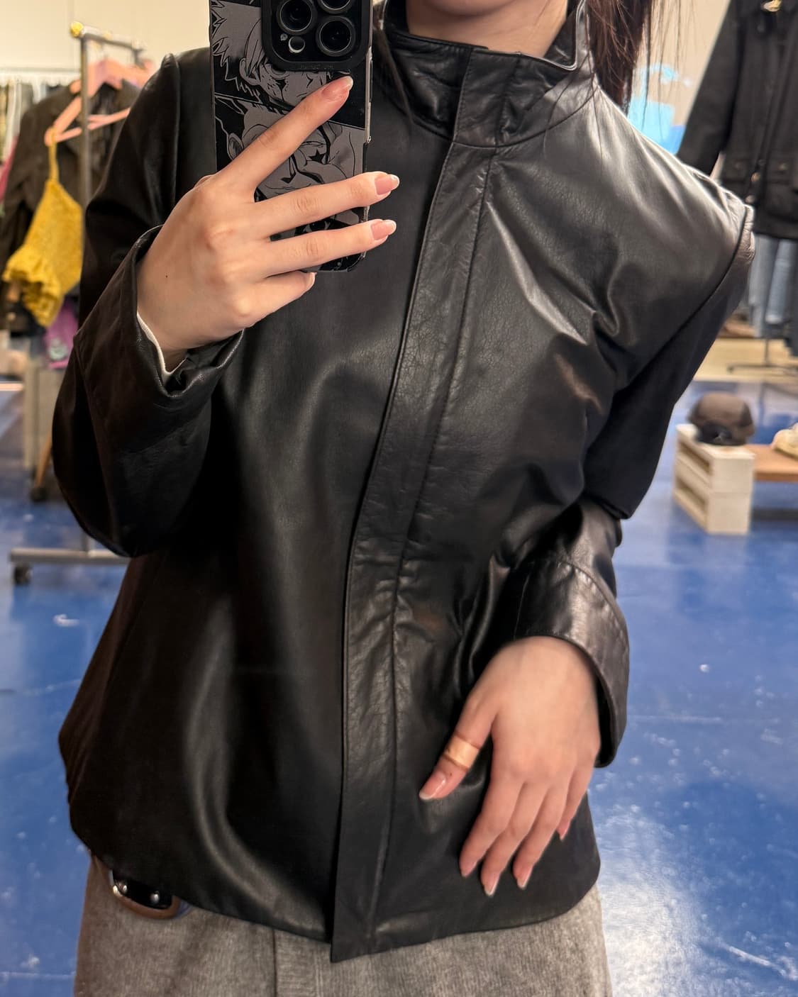 First one 소가죽 자켓 상품이미지1