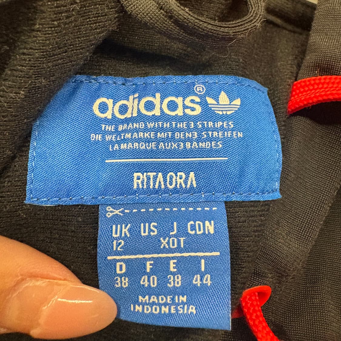 [정품] 아디다스 올드스쿨 블랙 져지 후드집업 b19 상품이미지5