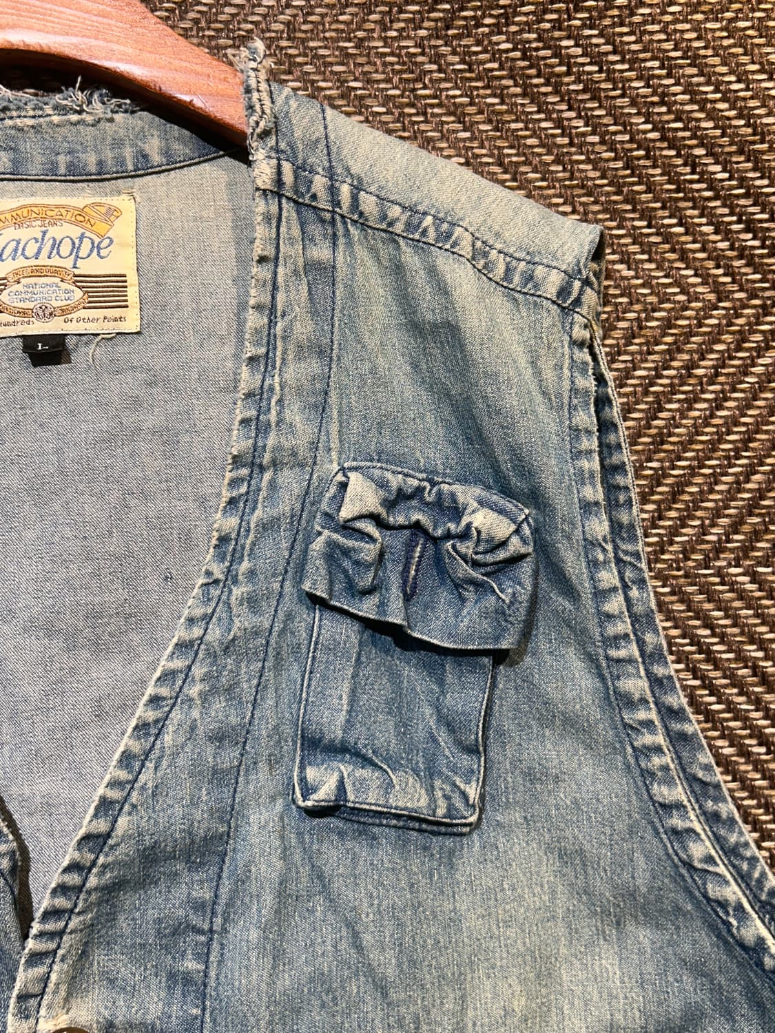 90s 맥홉 U.S.A 데님베스트 상품이미지7