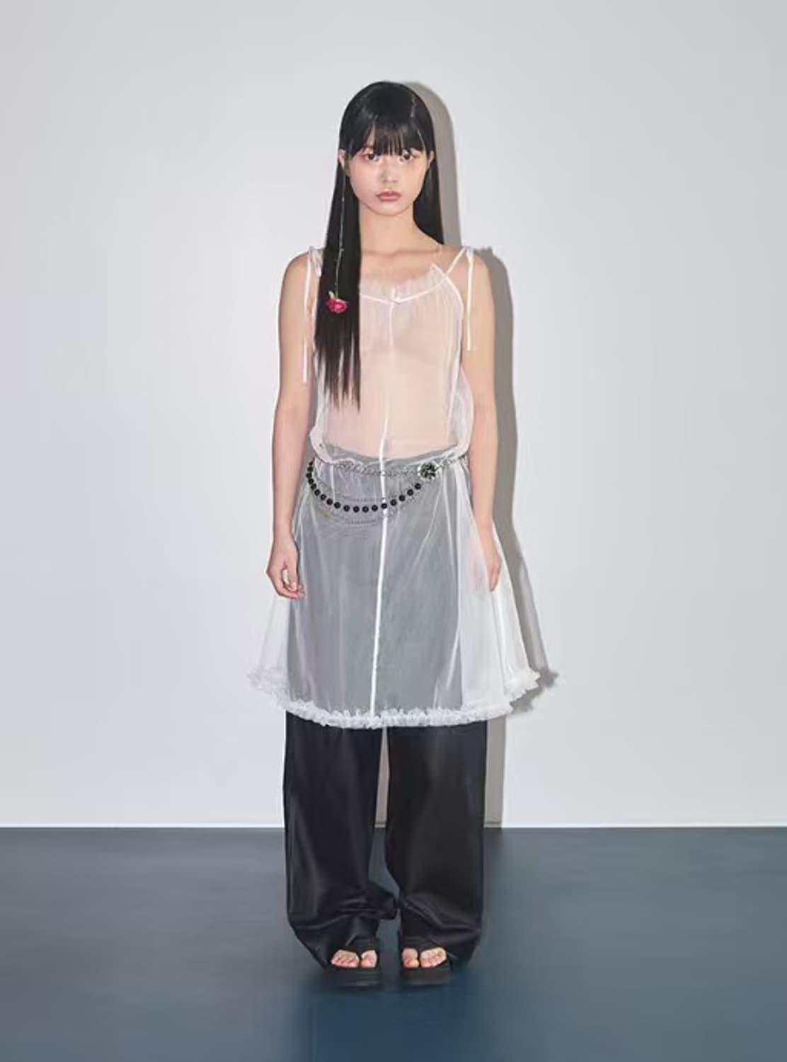 NOFFICIALNOFFICE MULTI SHEER MESH LAYERD 상품이미지4