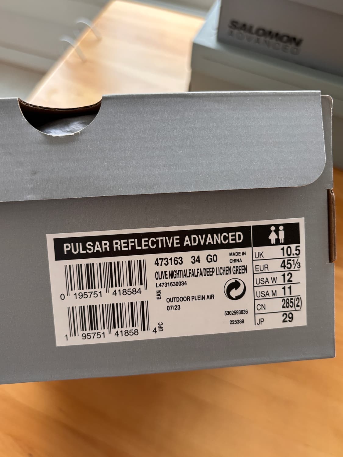 Salomon Pulsar Reflective Advanced Olive 상품이미지8