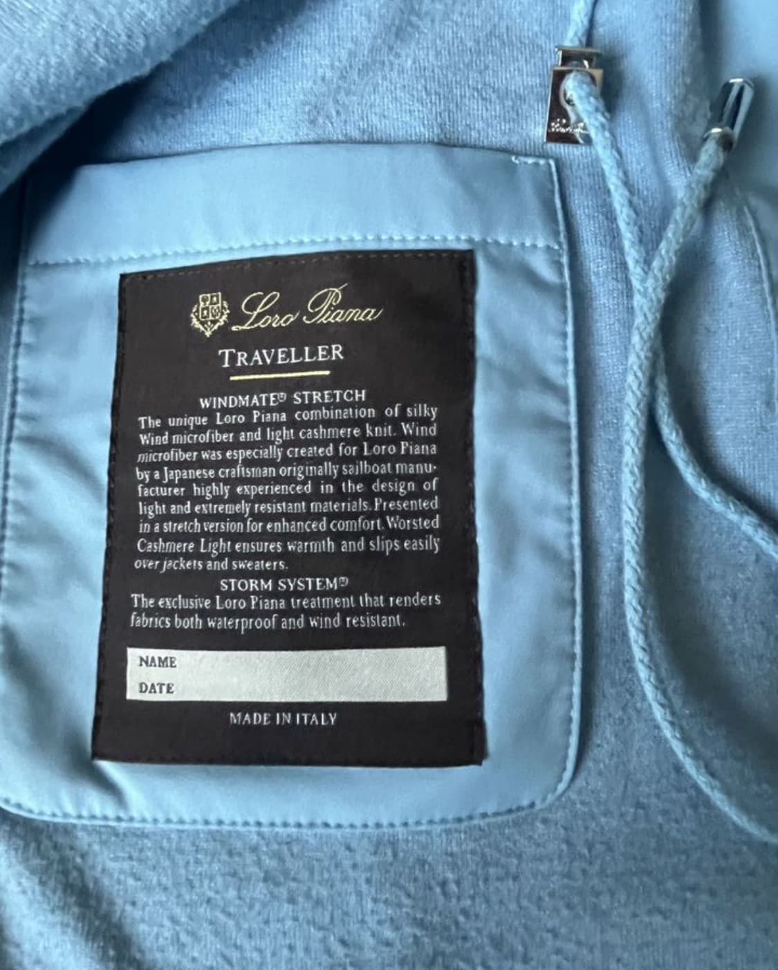 로로 피아나 트래블러(나일론/라이닝-캐시미어)42 사이즈-해외발송 상품이미지8