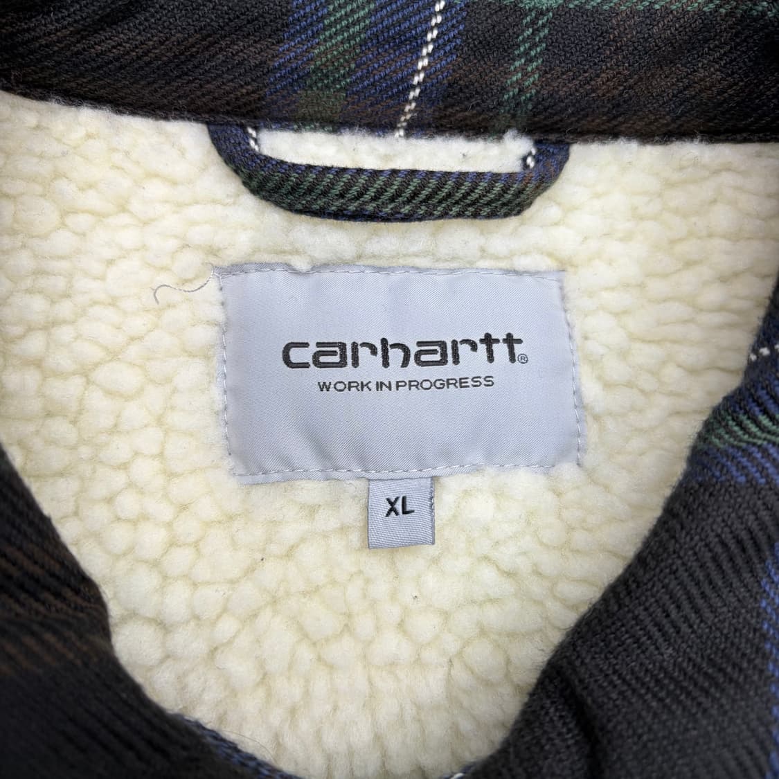 칼하트 Wip 에이든 체크 셔츠 자켓 XL 상품이미지7