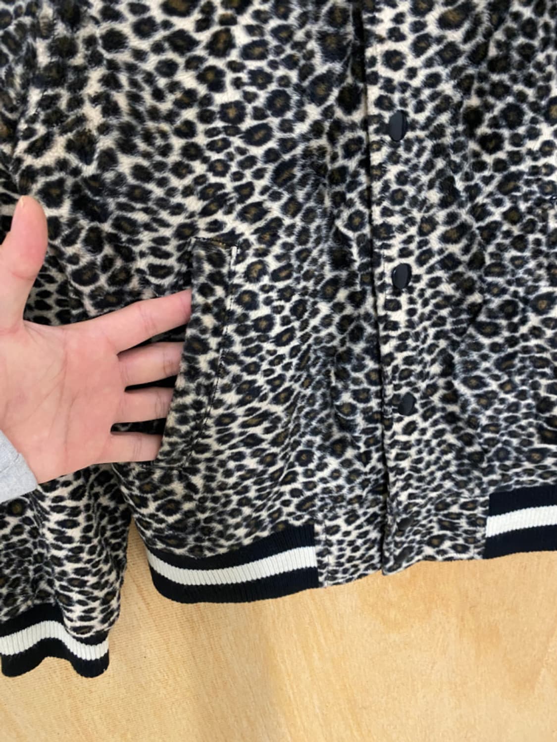 BEAMS BOY leopard fur jacket 빔즈 보이 호피 퍼 상품이미지6