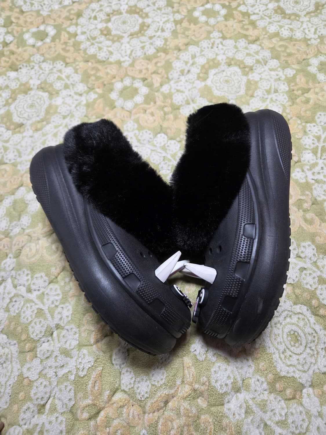 크록스 토끼 퍼 털 슬리퍼 265 상품이미지3