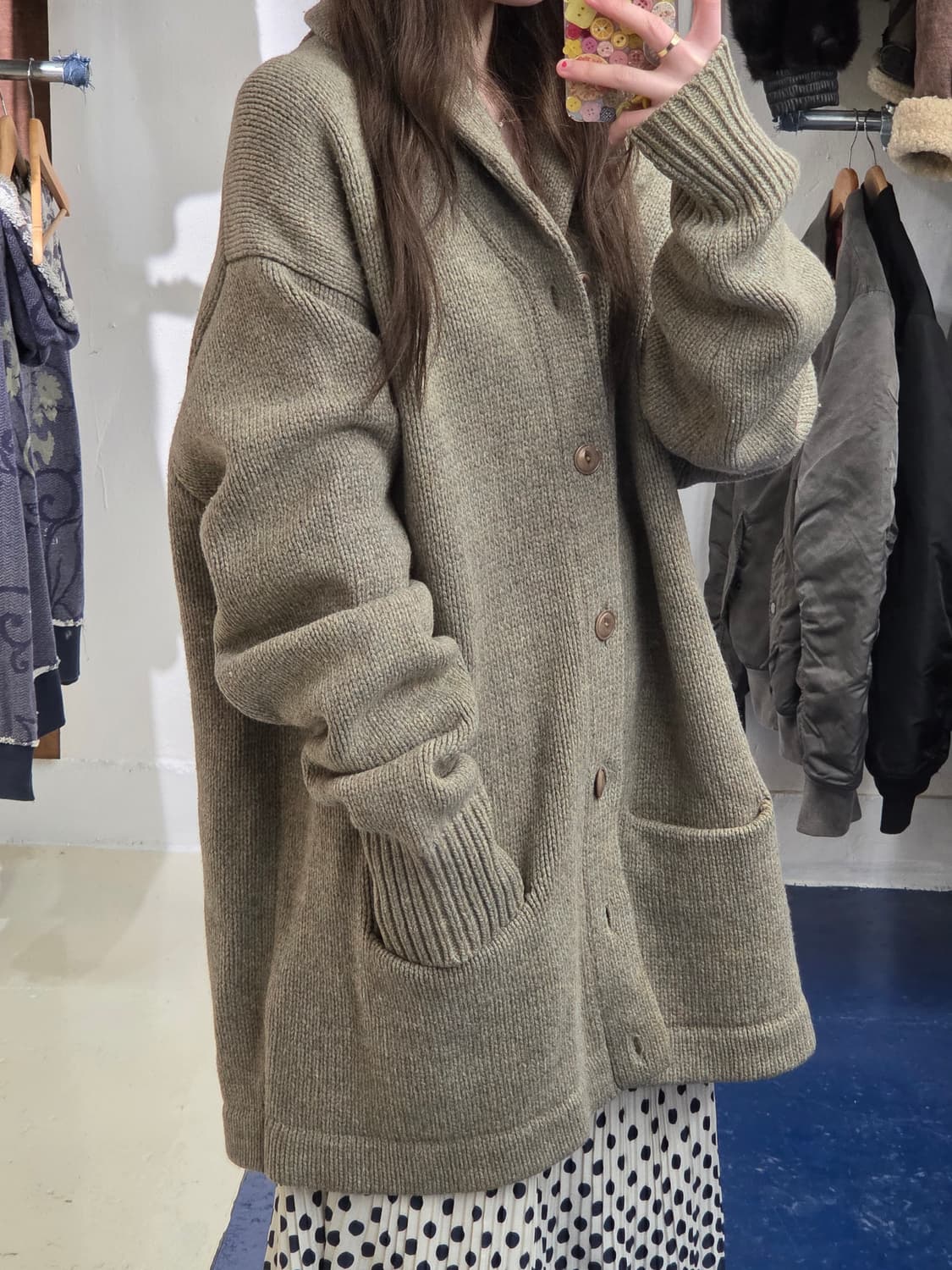 PRL 폴로 랄프로렌 숄카라 가디건 상품이미지3