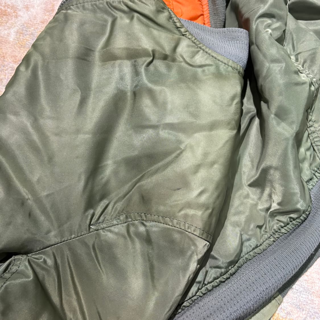 알파인더스트리MA-1 자켓 made in usa 민수용 상품이미지9