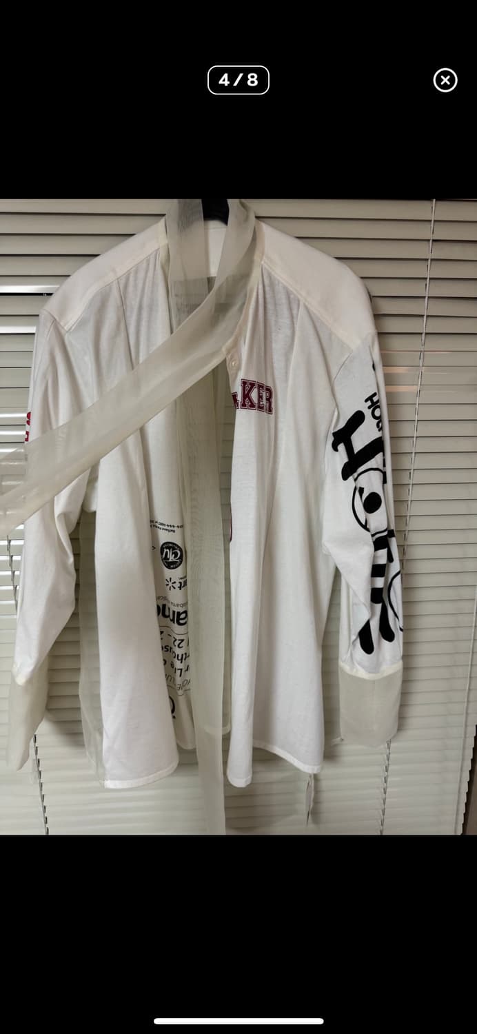 SERU 세루 시스루 스카프 티셔츠 상품이미지7