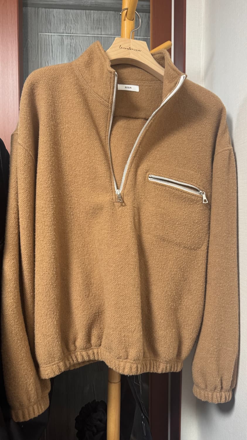 Rier 버진울 플리스 하프집업 S 상품이미지5