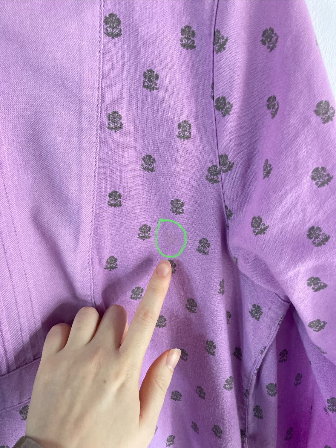 일본빈티지) 라벤더 튜닉 원피스  상품이미지7