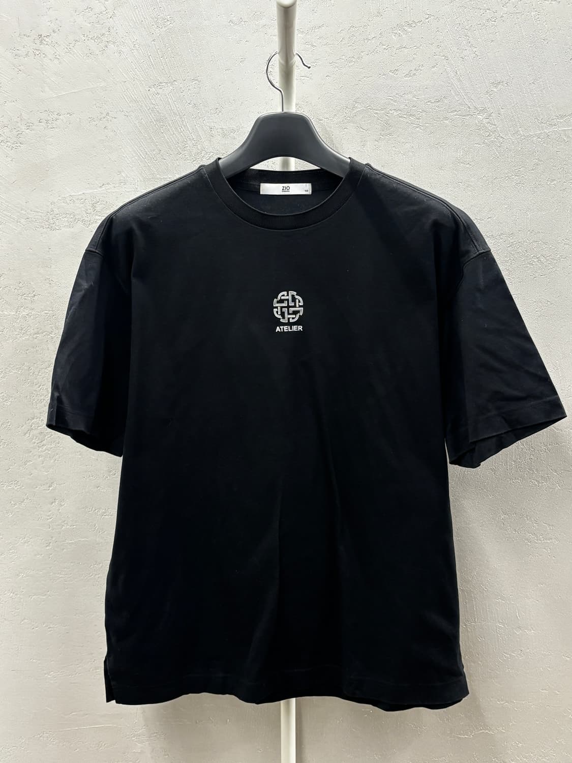 ZIO SONGZIO 아담 창조 반팔 티셔츠 블랙 100 상품이미지2