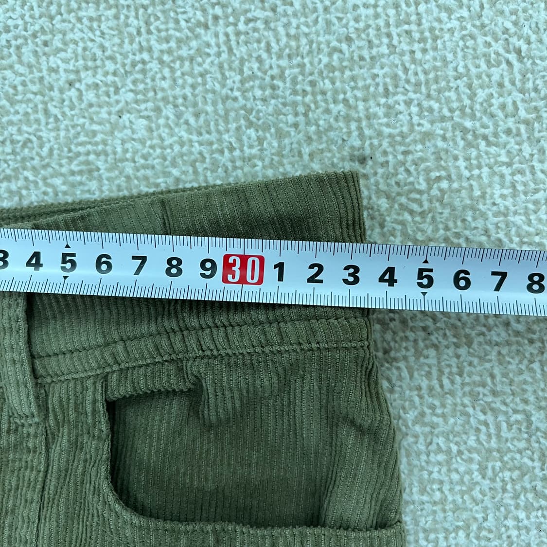 XS 자라 코듀로이 롱 스커트 0225M2 상품이미지6