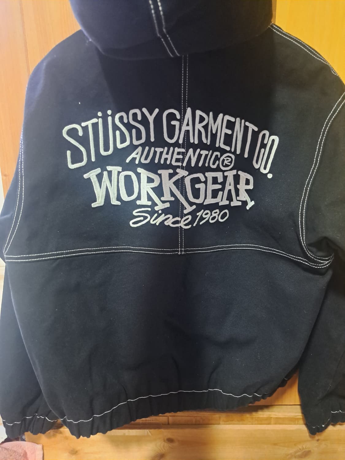 스투시 콘트라스트 스티치 워크자켓 S 상품이미지3