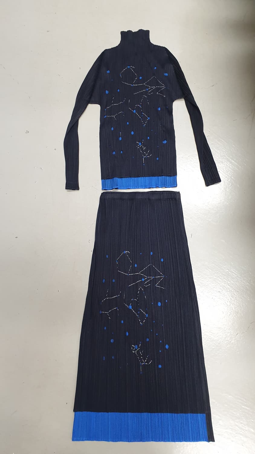 플리츠 플리즈 이세미야키 상하의새트 상품이미지1