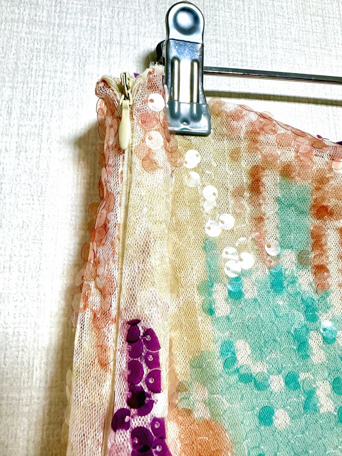 자라 파스텔 시퀸 미디 스커트 S 상품이미지3