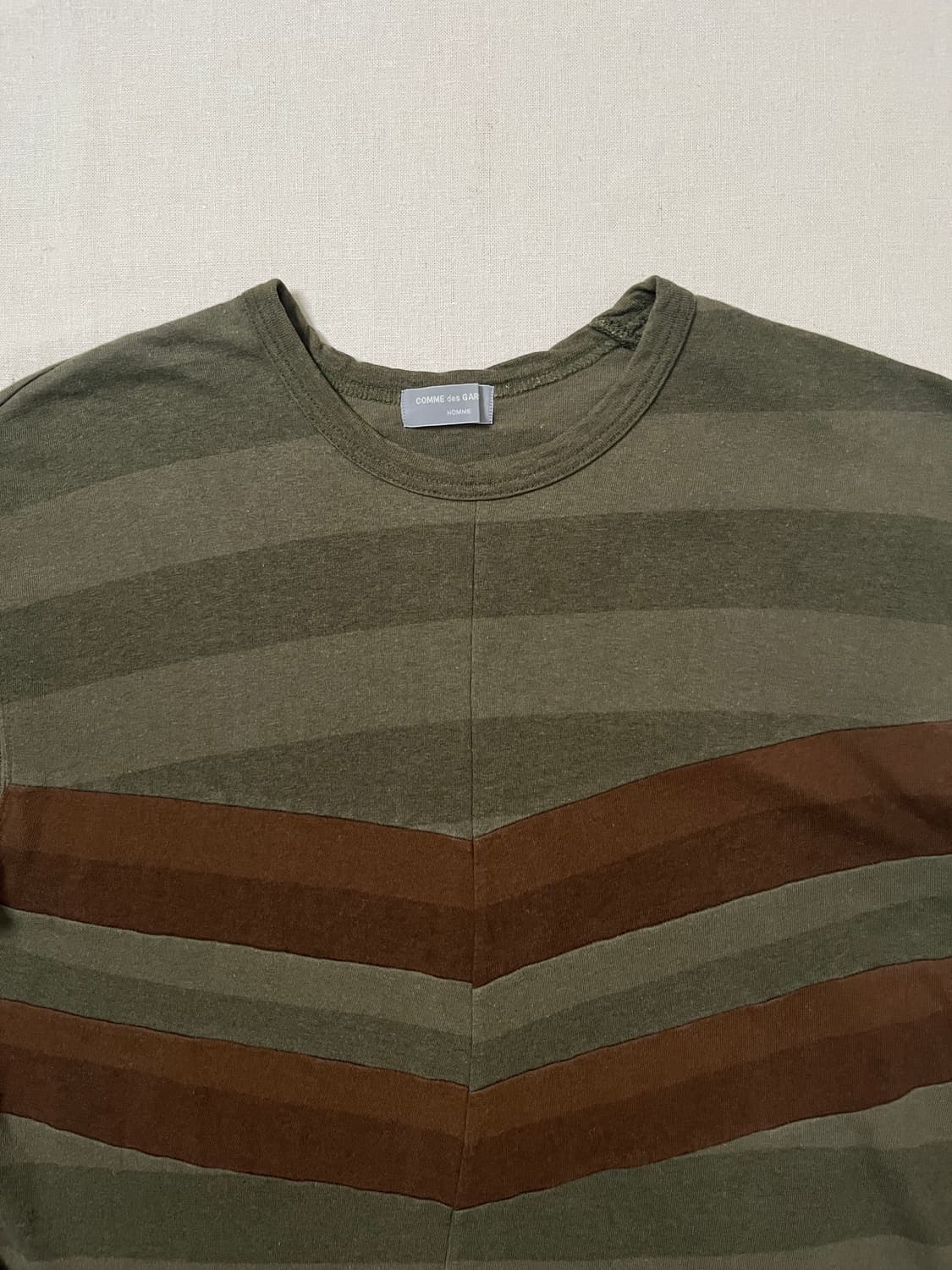 90s 꼼데가르송 옴므 스트라이프 티셔츠 comme des garcons 상품이미지5