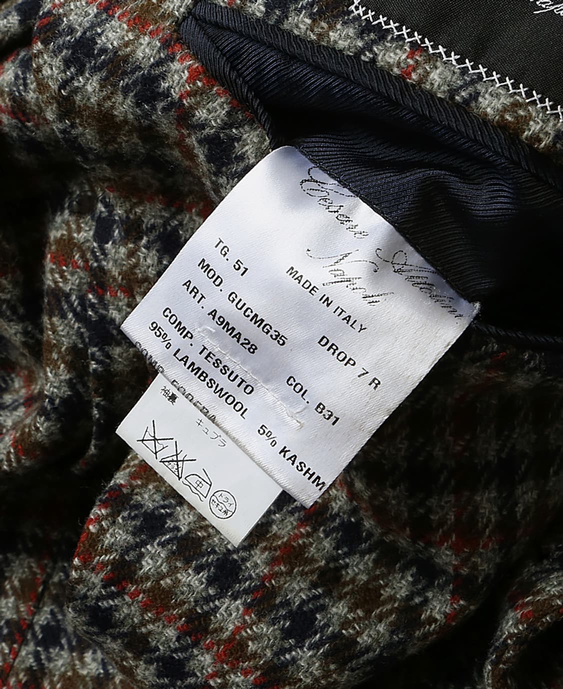 체사레 아톨리니 [Cesare Attolini] 멀티 체크 캐시미어 자켓 상품이미지9