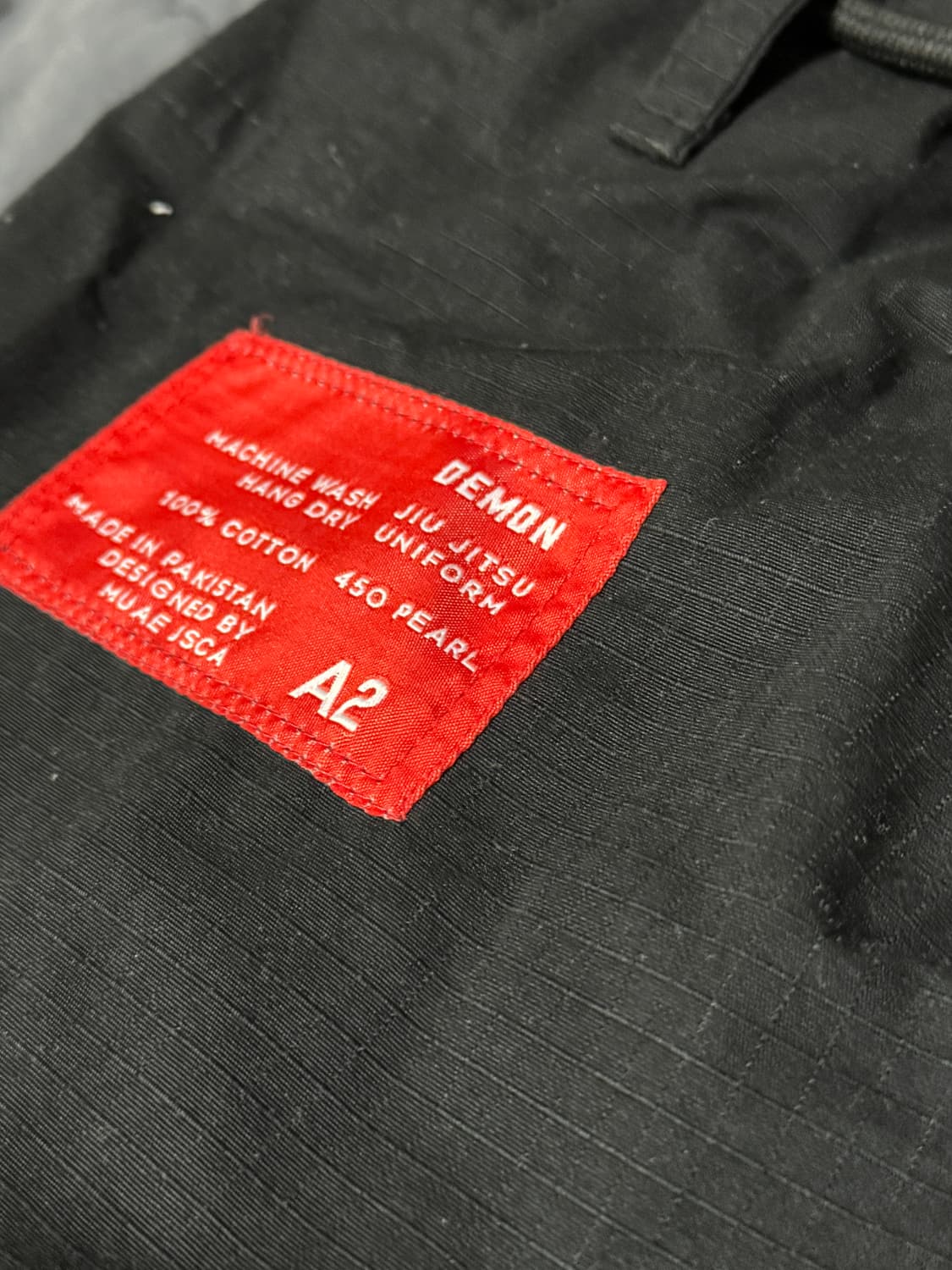 Demon 주짓수 도복 A2 사이즈 세트 상품이미지3