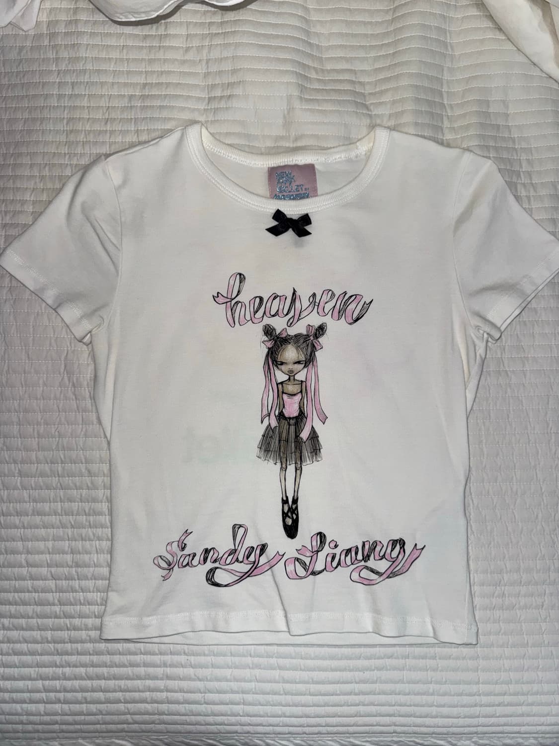 헤븐 바이 마크제이콥스 샌디 리앙 베이비 티셔츠 뉴욕발레 화이트 XS 상품이미지1