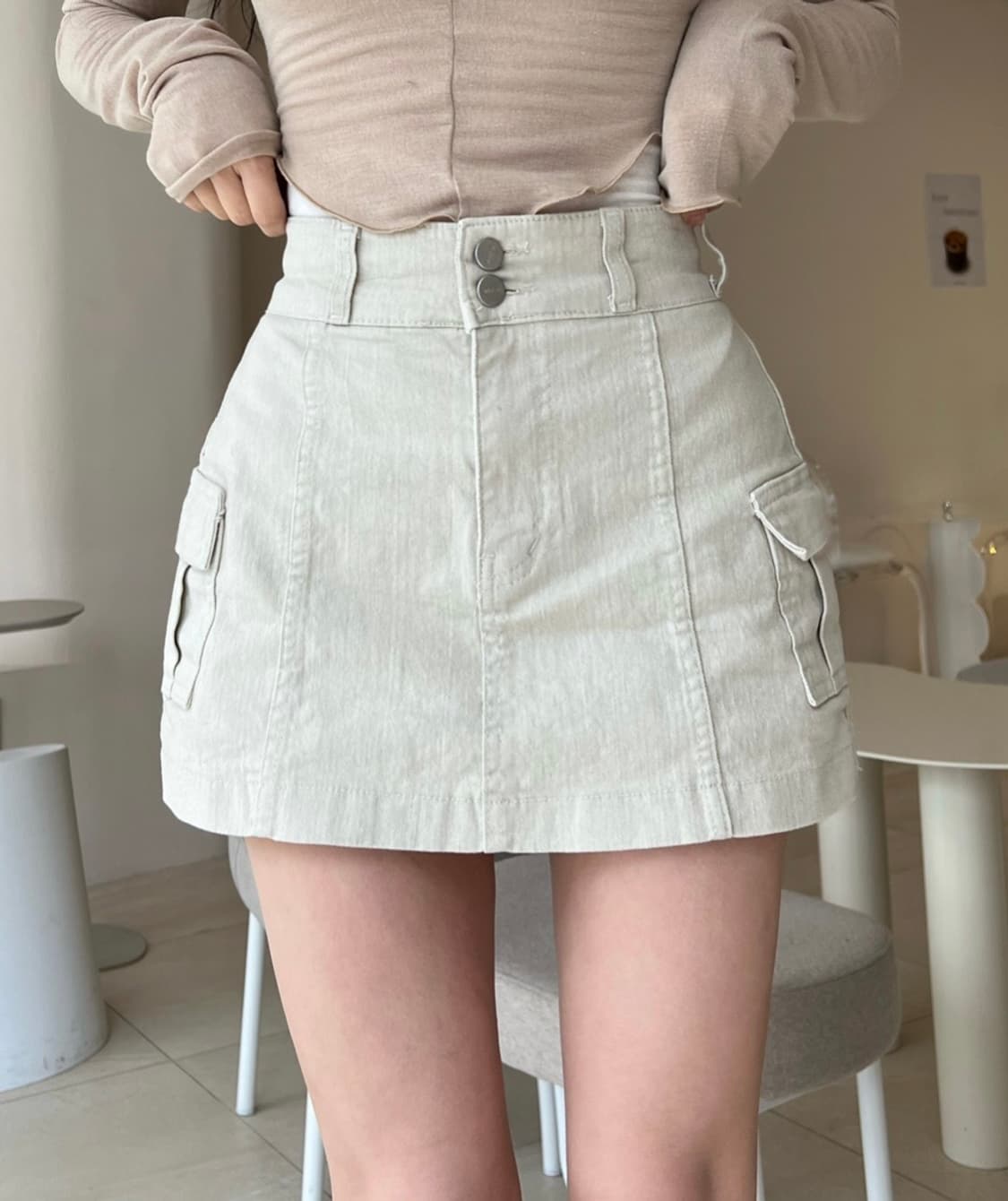(착용 1회) 카인다미 골반뽕 치마 S 상품이미지1