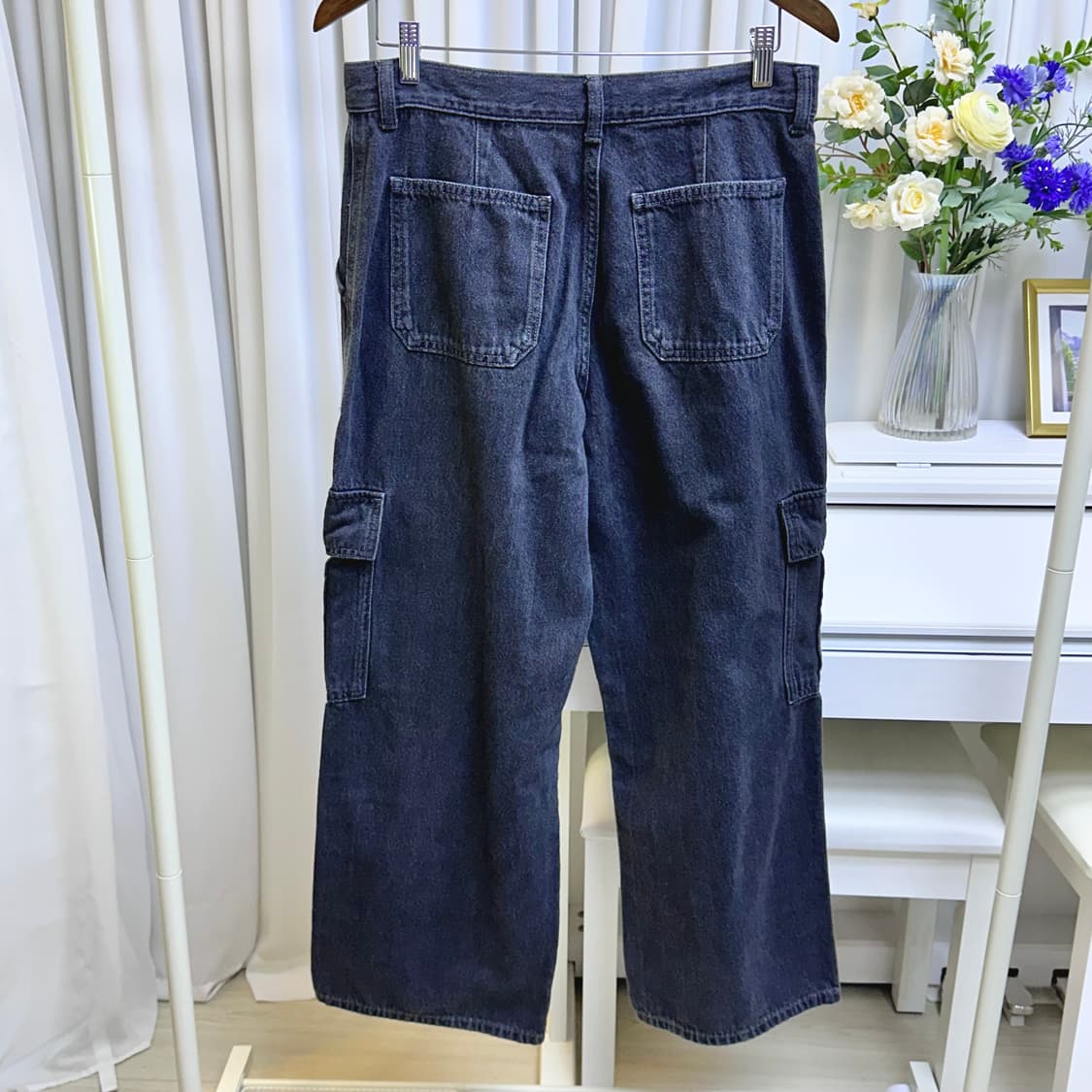 GU 지유 데님 카고팬츠 XL 상품이미지2