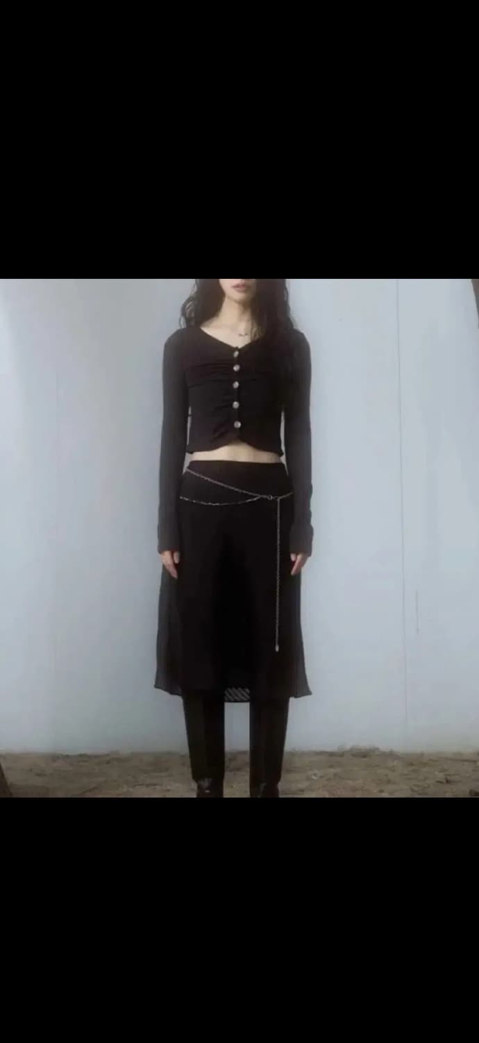 애즈온 달리아 미디 스커트 상품이미지2