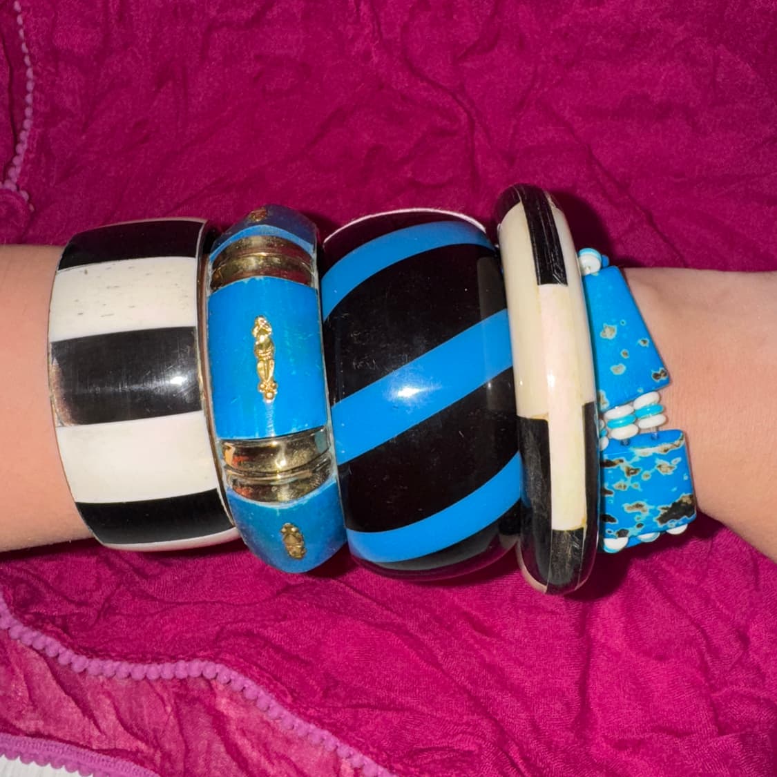 Bold striped bangle 상품이미지2