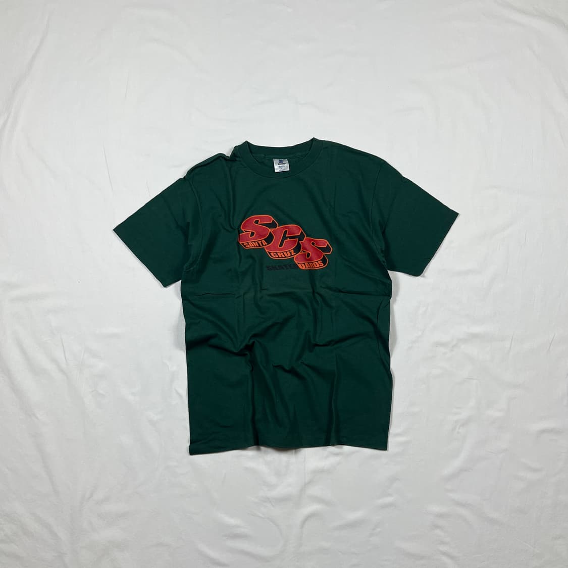 90‘s 산타크루즈 스케이트보드 scs 반팔티 상품이미지1