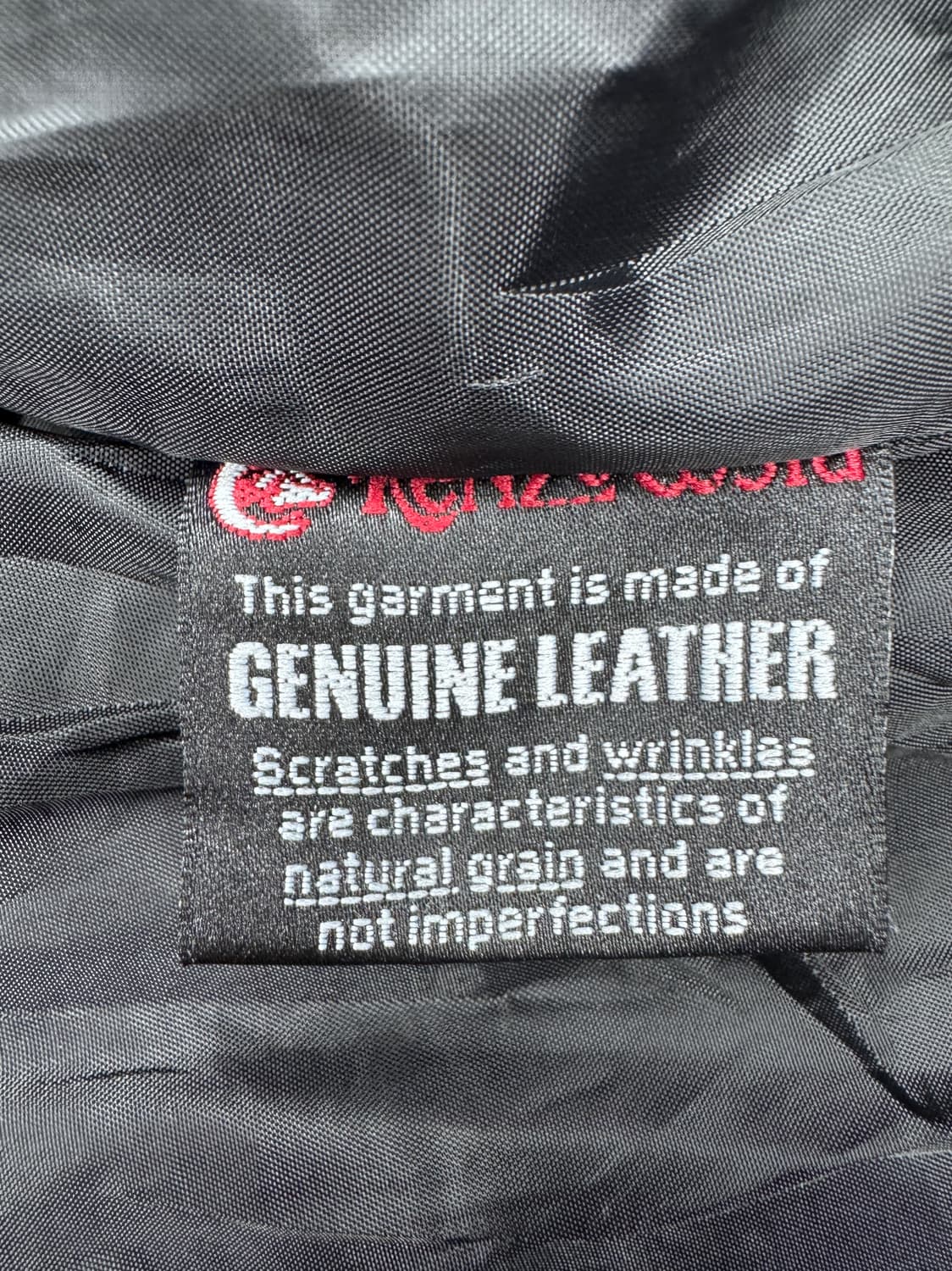 빈티지 00s 원웨이 집업 레더 자켓 L 상품이미지6