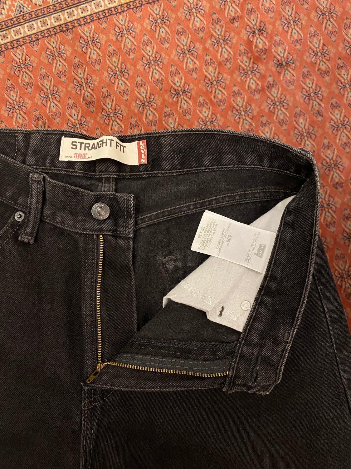 빈티지 리바이스 505 흑청 31inch 상품이미지7