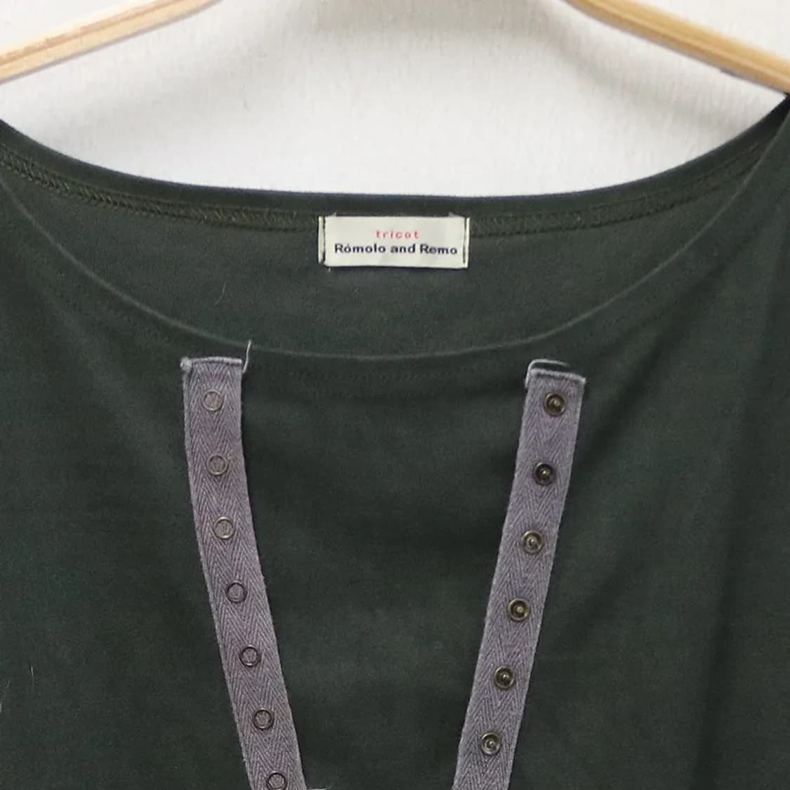 TRICOT ROMOLO  Y2K 언발 티셔츠 63185 상품이미지7