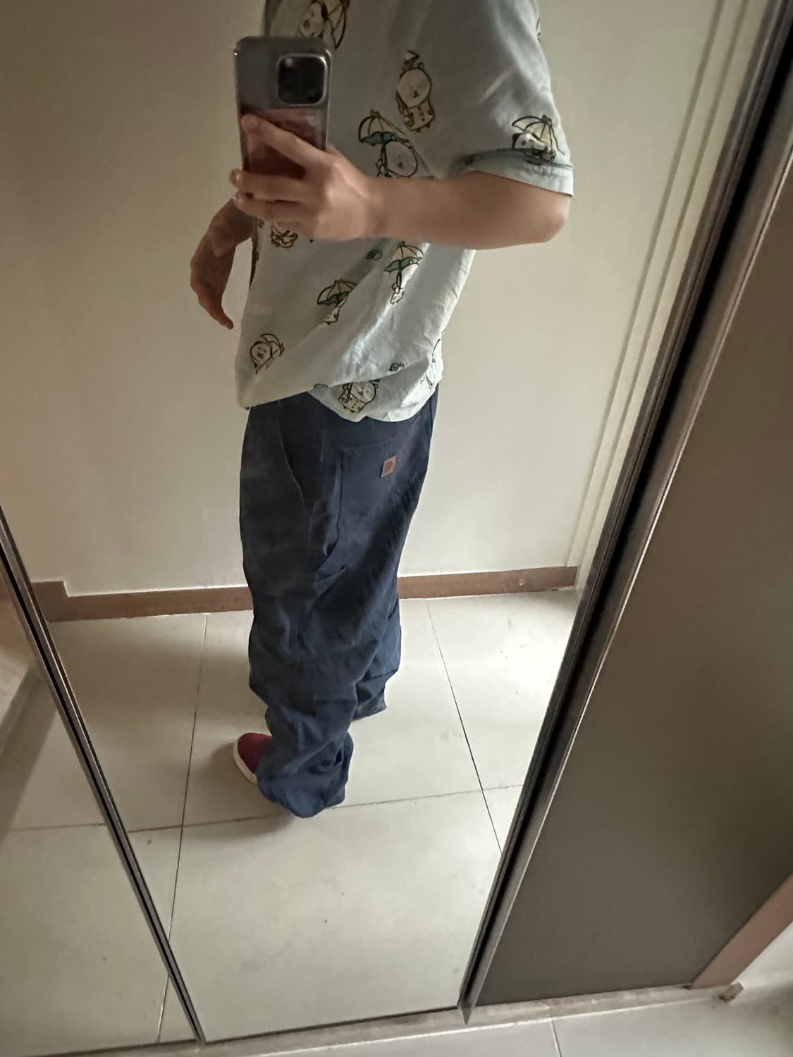 칼하트 덩가리핏 네이비 상품이미지2