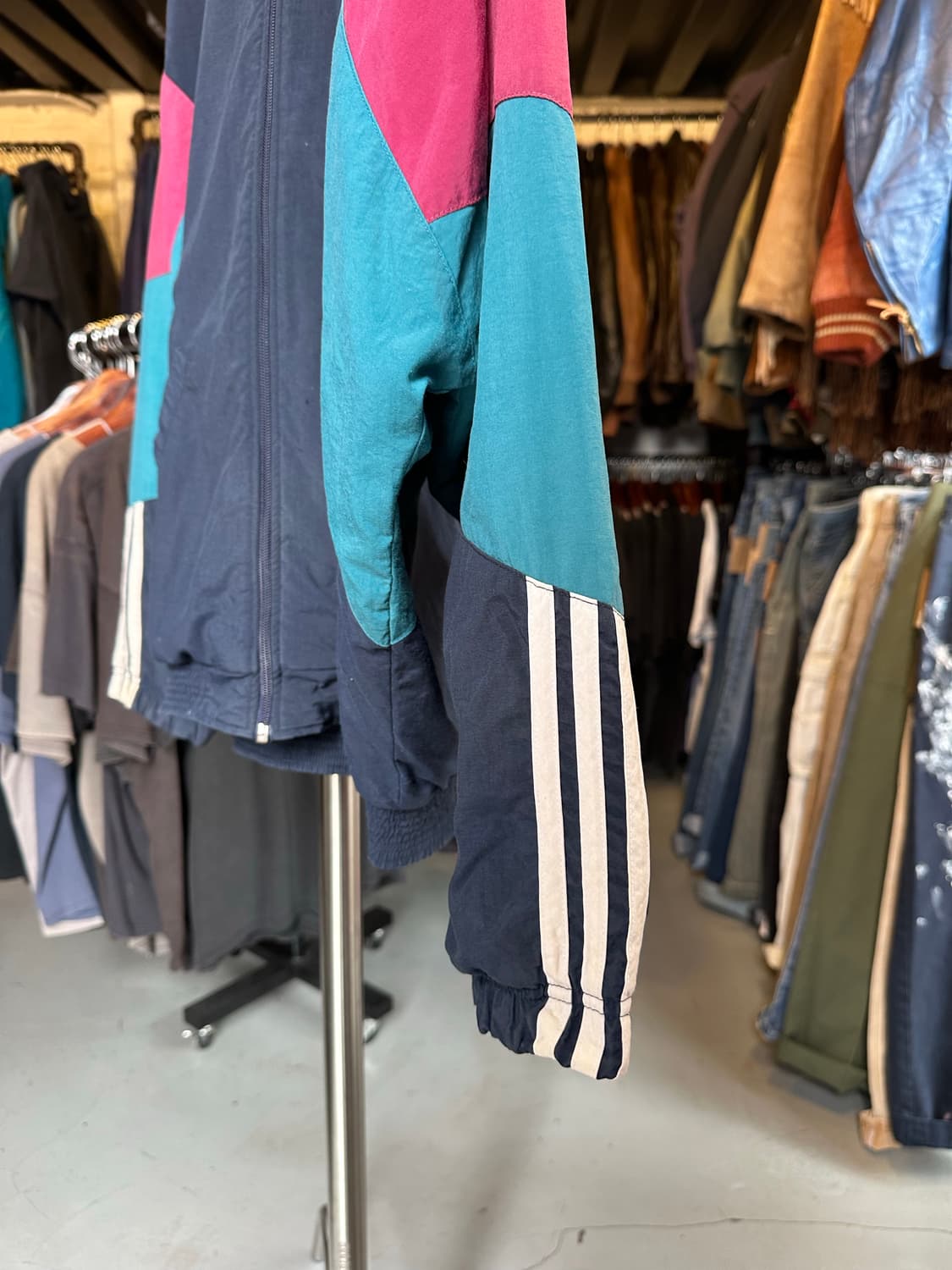 90-00s 아디다스 올드스쿨 윔업 트랙 자켓 상품이미지7