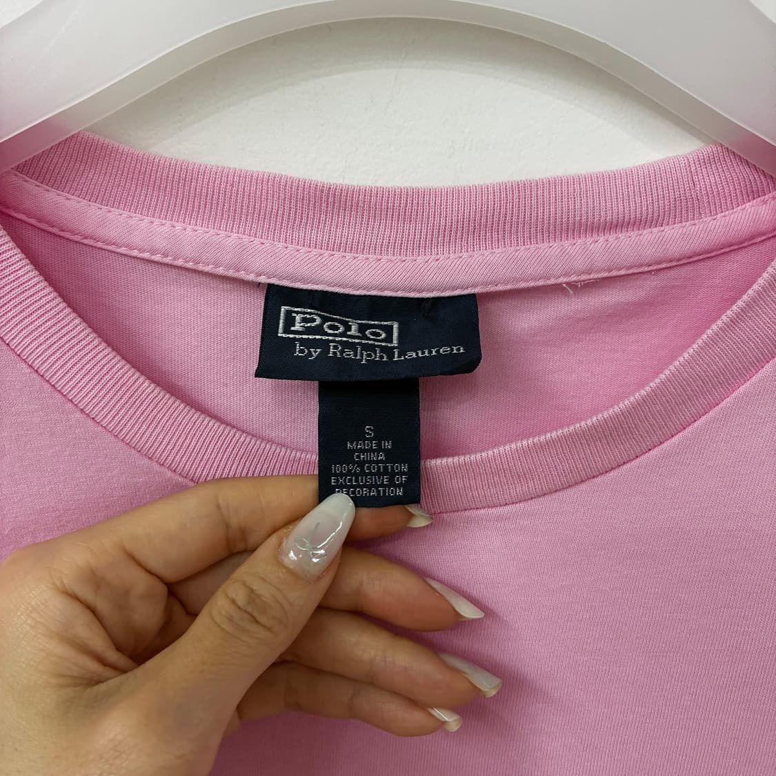 폴로 랄프로렌 옐로우 포니 핑크 반팔 티셔츠 상품이미지5