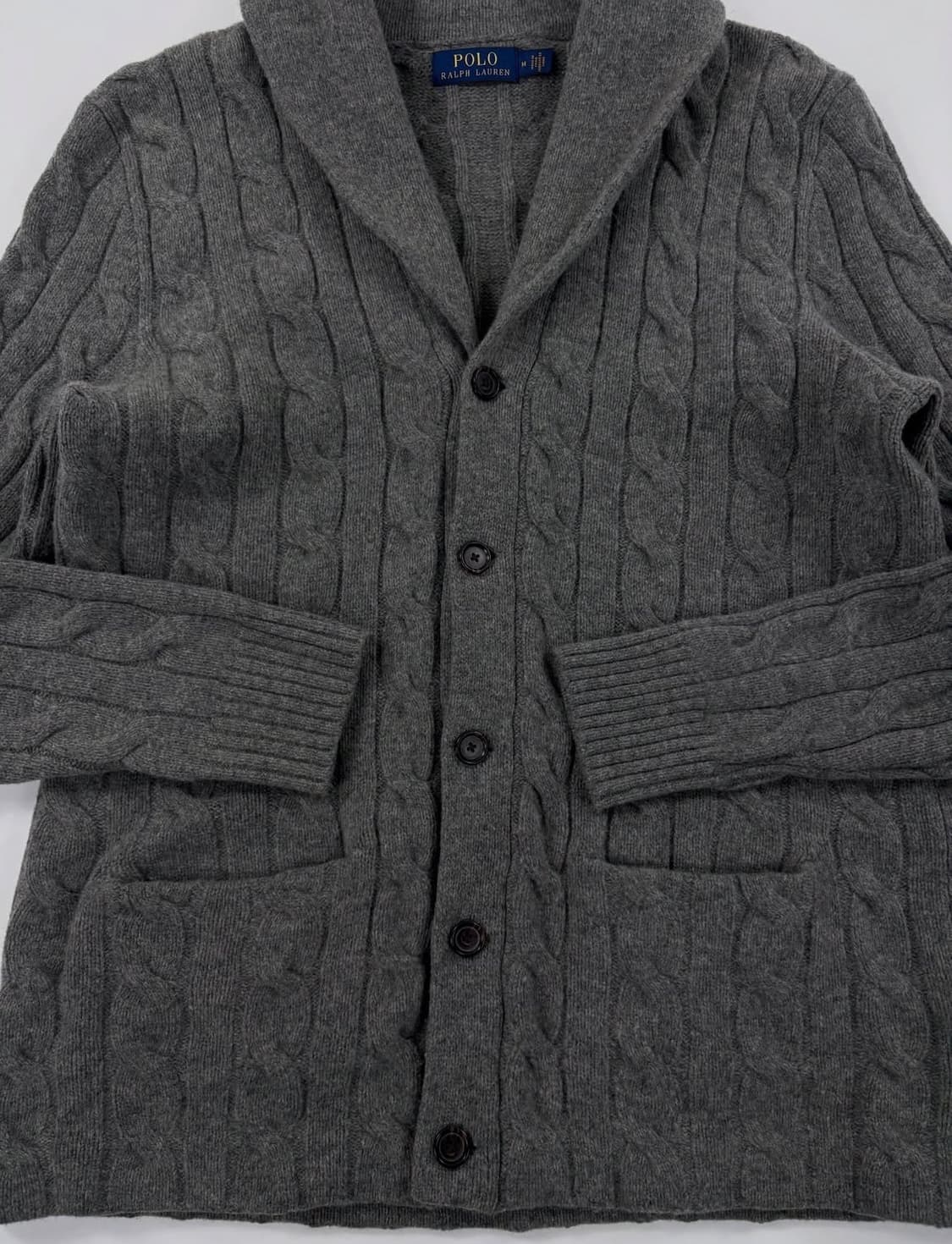  폴로 랄프로렌 울 숄카라 가디건  상품이미지2