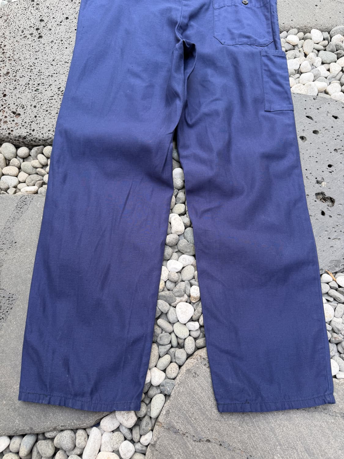 1990s LINEN NAVY DRAWSTRING 린넨 프렌치워크팬츠 상품이미지10