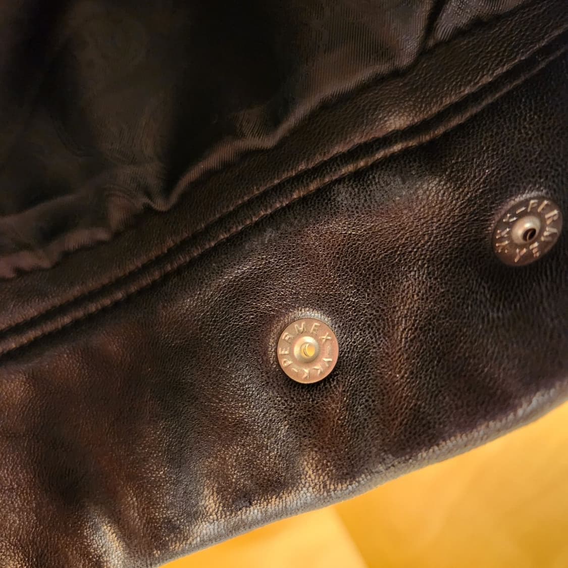 라이풀 이태리 양가죽 트러커 자켓 M 상품이미지4