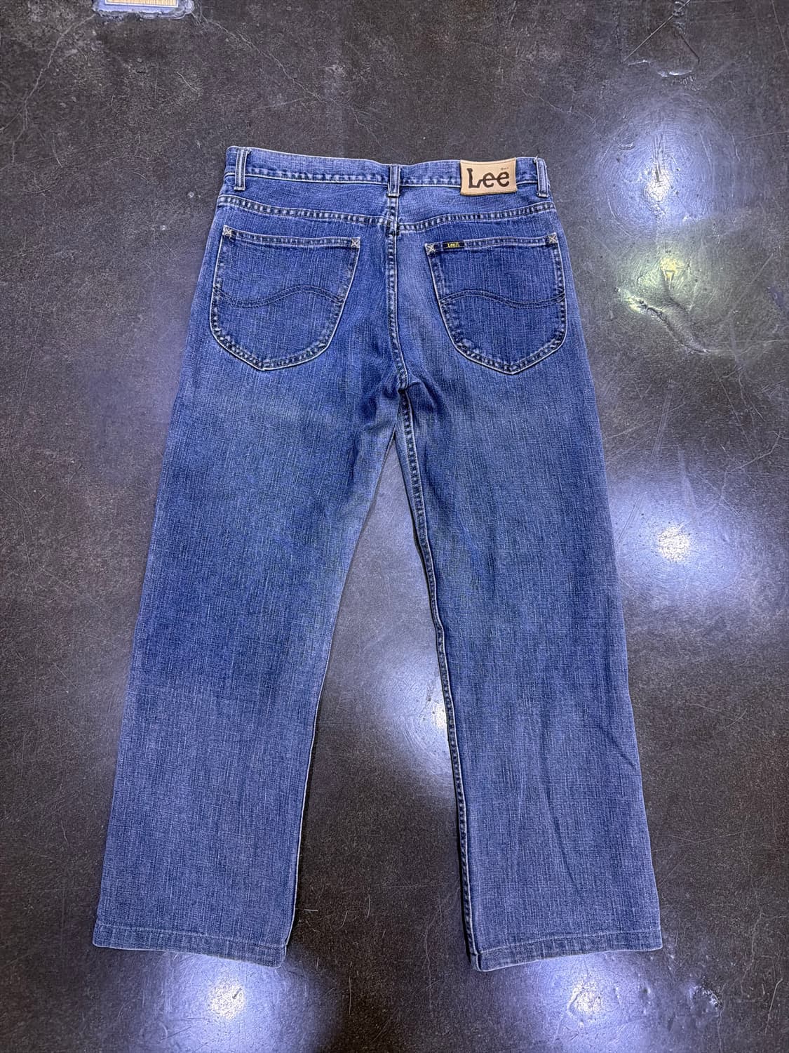 LEE 리 레귤러핏 투톤 워싱 데님팬츠 33 상품이미지2