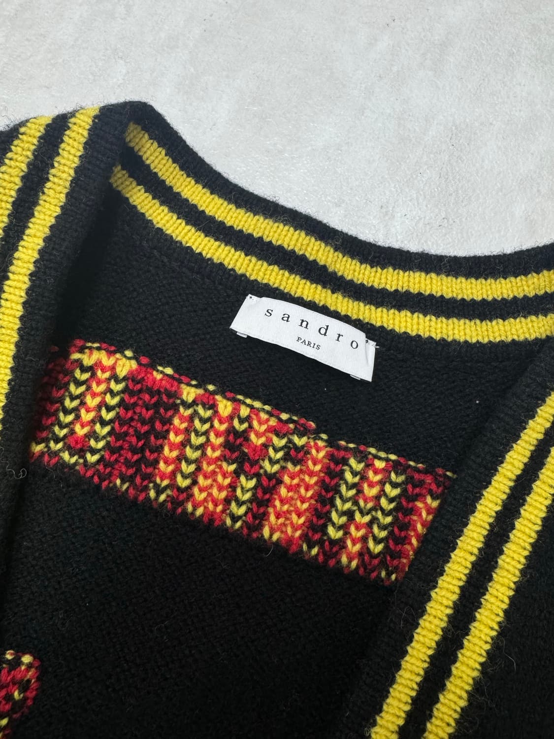 •산드로 프레피룩 울니트 가디건 상품이미지7