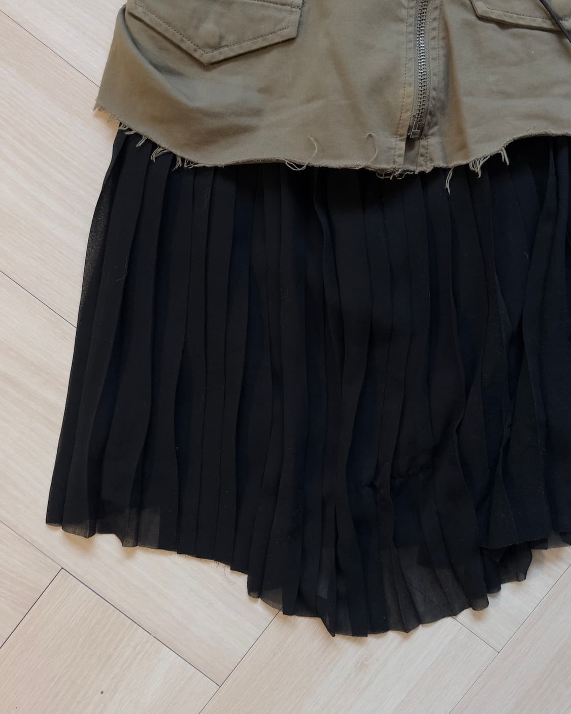 [Diesel] Pleats Layered Dress 상품이미지4