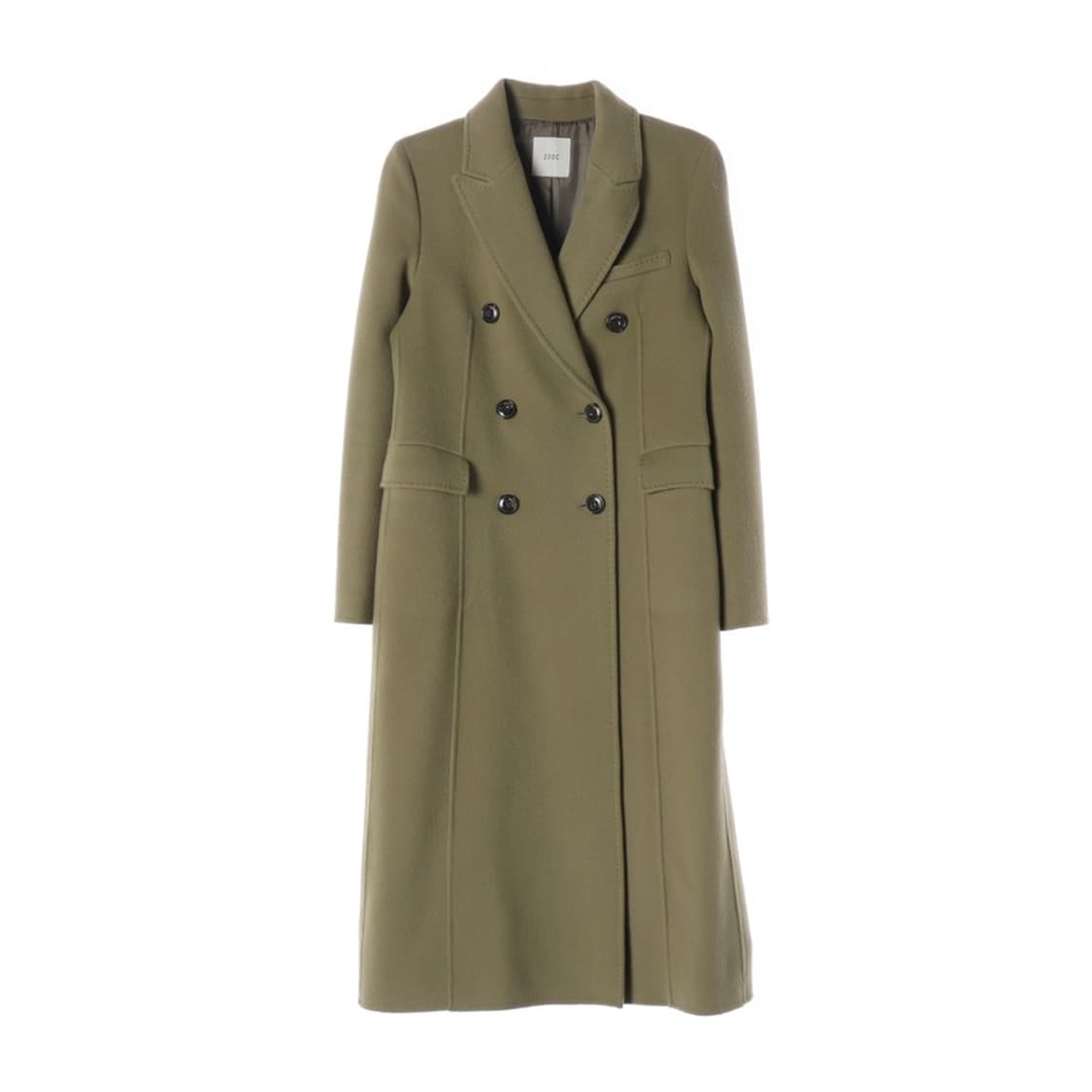 ZOOC 울 100프로 더블 버튼 롱 코트 55 상품이미지1