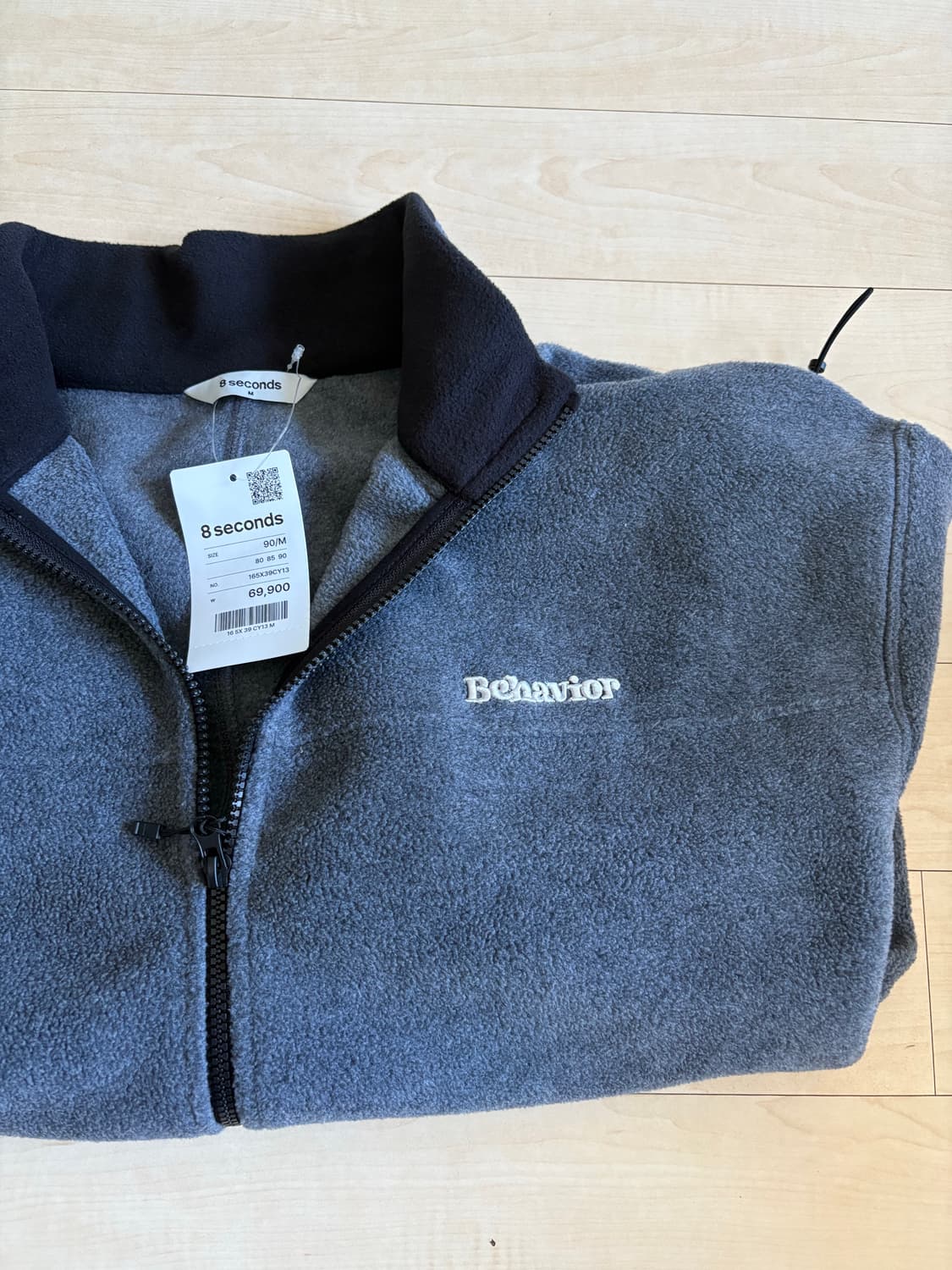 에잇세컨즈 플리스 후리스 집업 M 상품이미지2