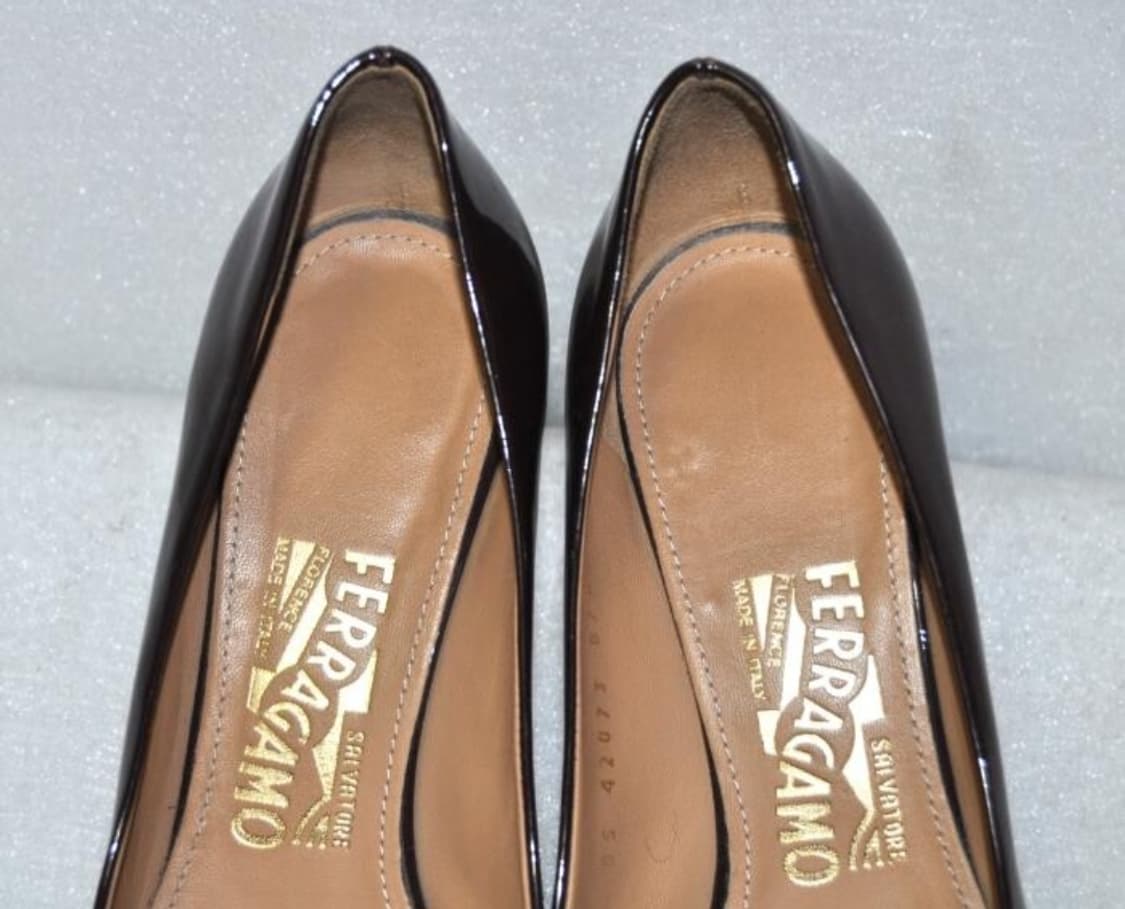 페레가모/여성에나멜펌프스구두(사이즈240)정품 상품이미지9