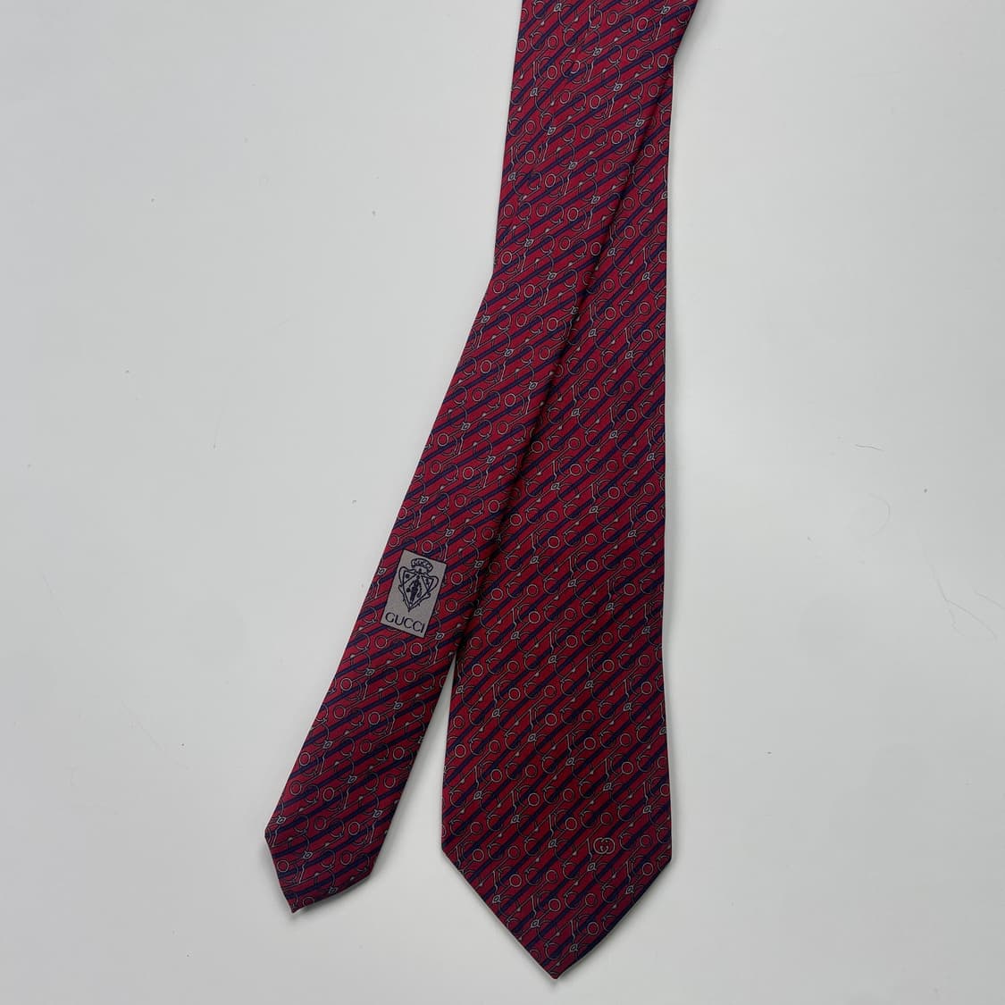 구찌(GUCCI) 심플로고 명품 정품 넥타이8.6cm 상품이미지1