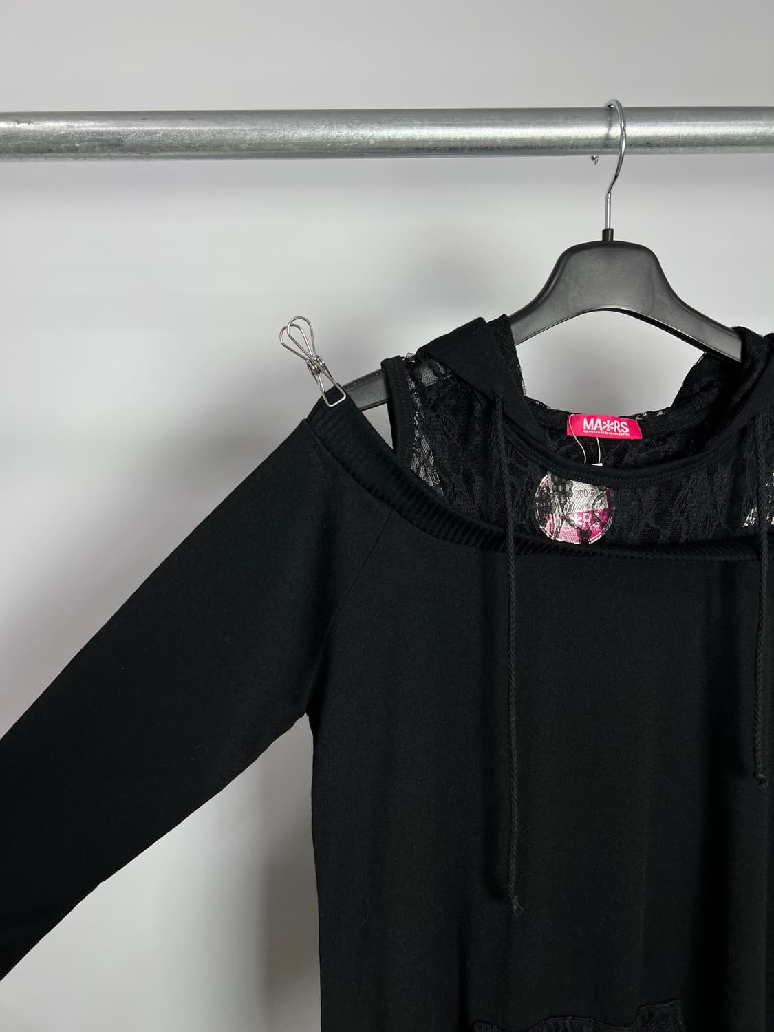 MARS AMOEBA MARS 오프 숄더 후드티 상품이미지5