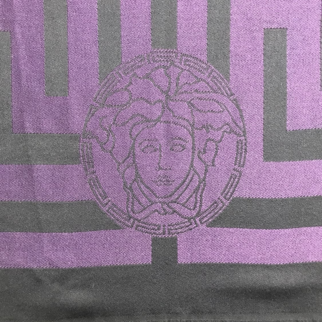 베르사체 메두사 머플러 퍼플 상품이미지8