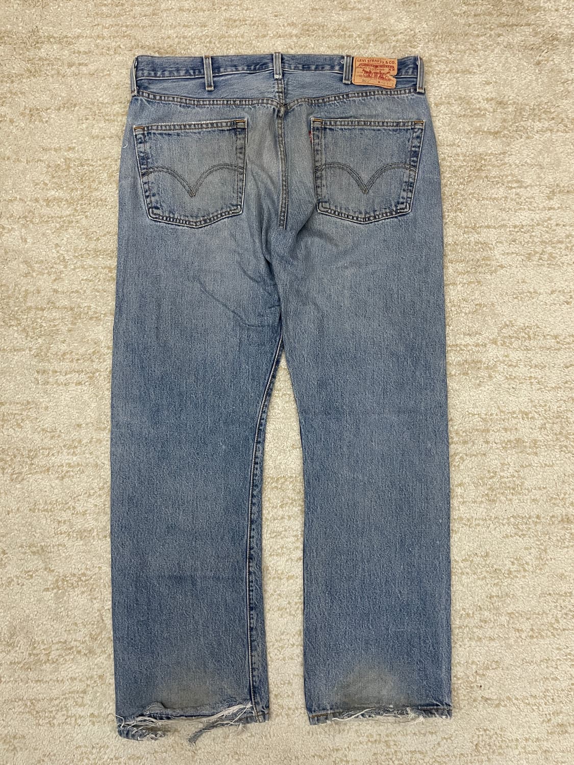 [38x32] 00s Levis 리바이스 501 오리지널 스트레이트 청바 상품이미지7