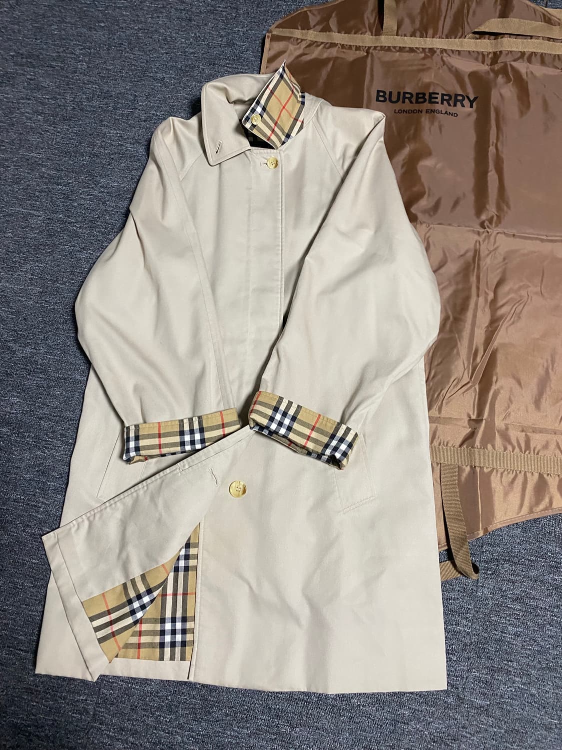 [가을옷정리중] 노바체크 버버리 트렌치코트 급처 상품이미지3