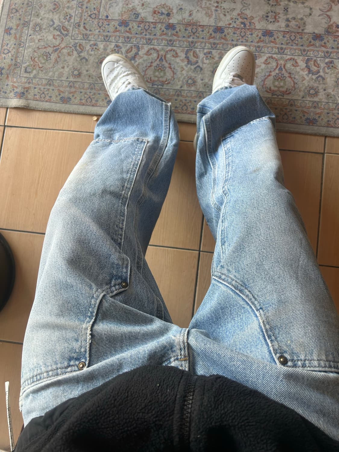 빈티지 칼하트 B73 데님더블니팬츠 34in 상품이미지9